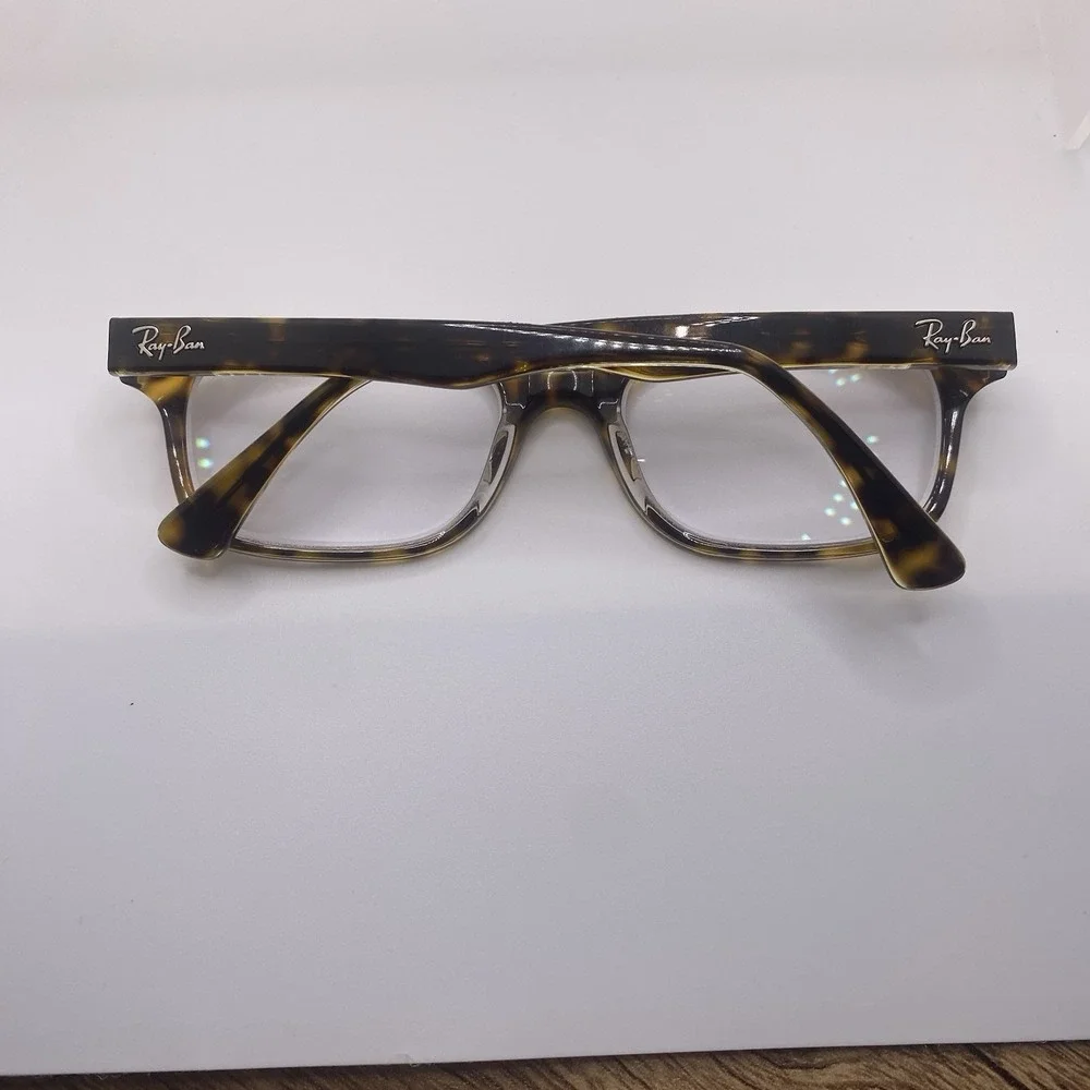 Ray-Ban Eyeglasses FRAMES ONLY RB 5286 51-18-135 Brown Tortoise 487